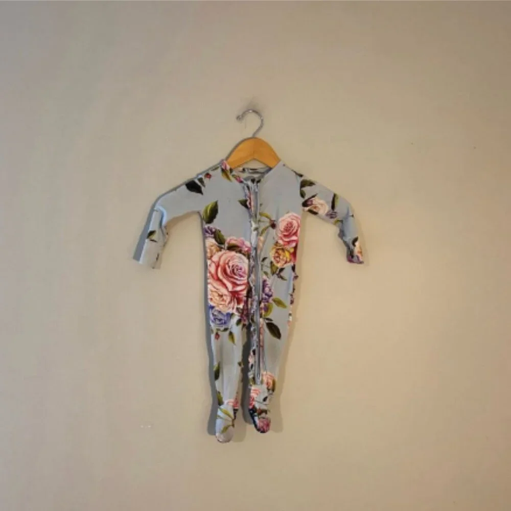 $16 ADD ON Posh Peanut bamboo zippy 6-9M Angel‎ Dear Little Sleepies Halo Kyte